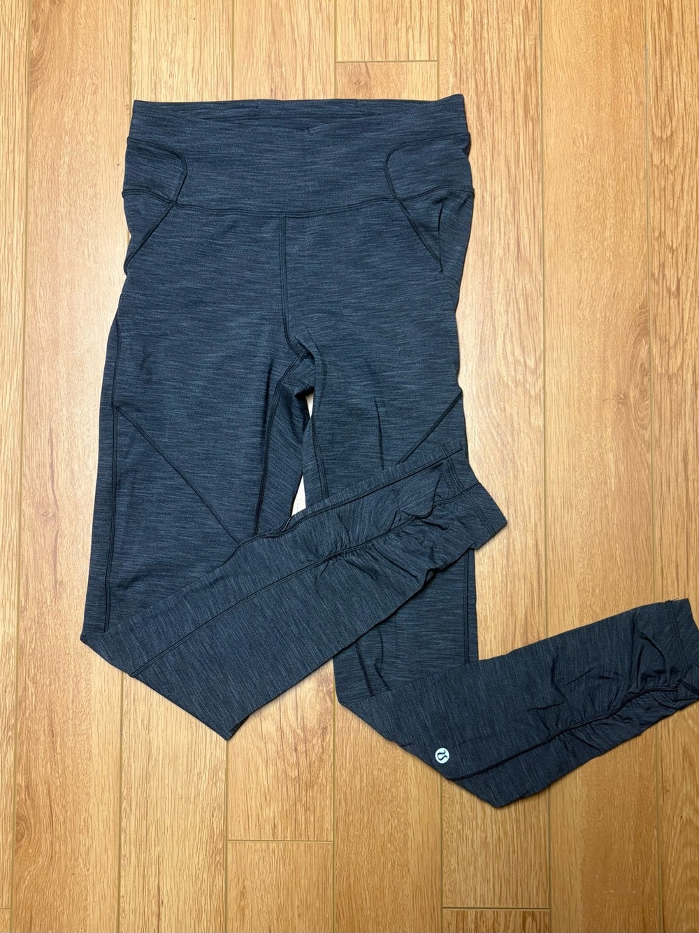 lululemon athletica Heathered Charcoal Performance Leggings